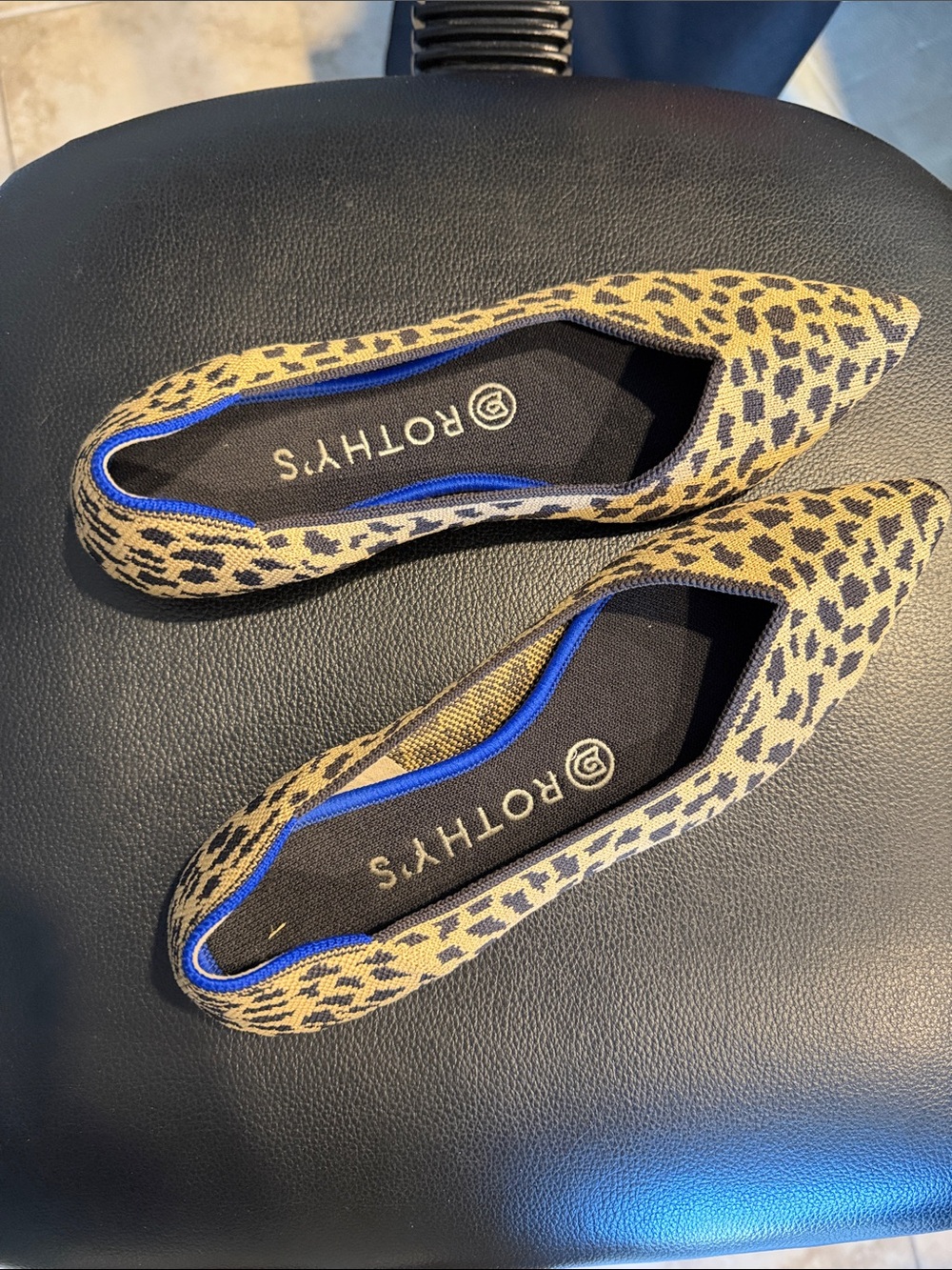 Rothy's Leopard Points Flats
